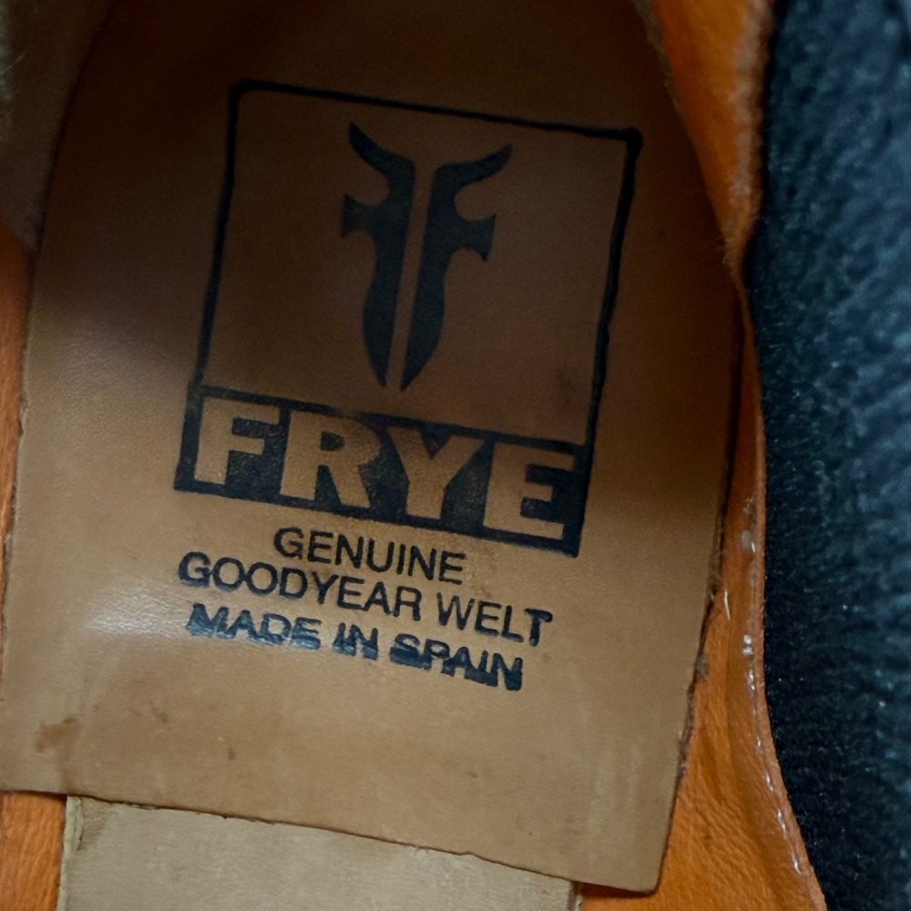 Frye Chelsea Boots Cognac Brown Leather Goodyear Welt Made in Spain Women 6 - Picture 10 of 11